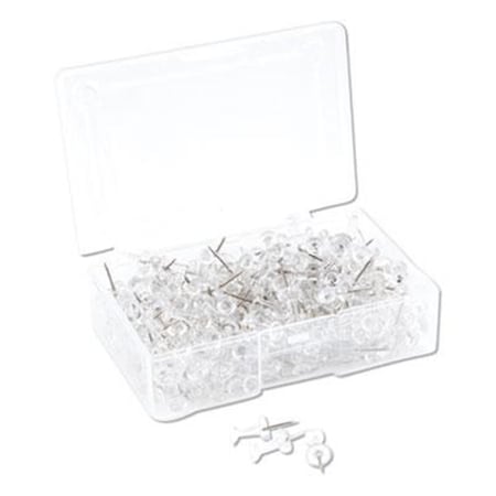 Paperperfect UBrands UBR Standard Push Pin  Silver w/ Clear PA3197921